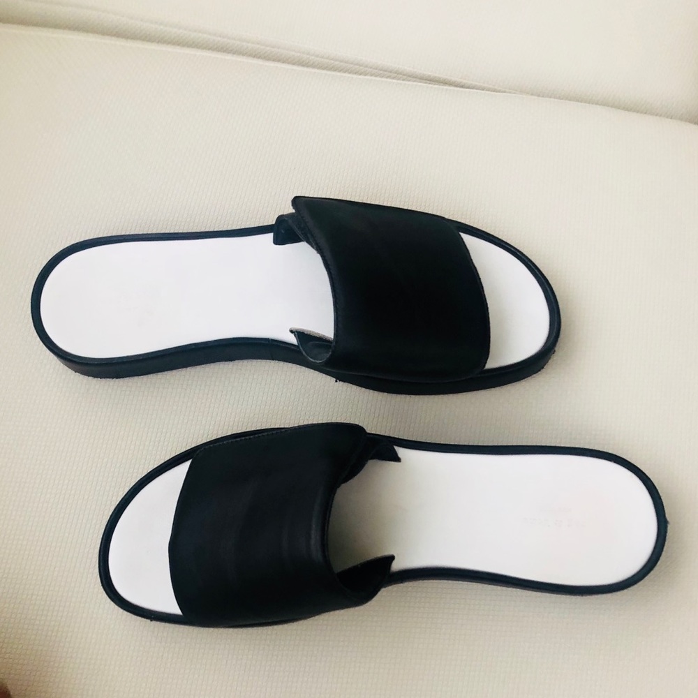 Rag and Bone Leather Steffi Slides